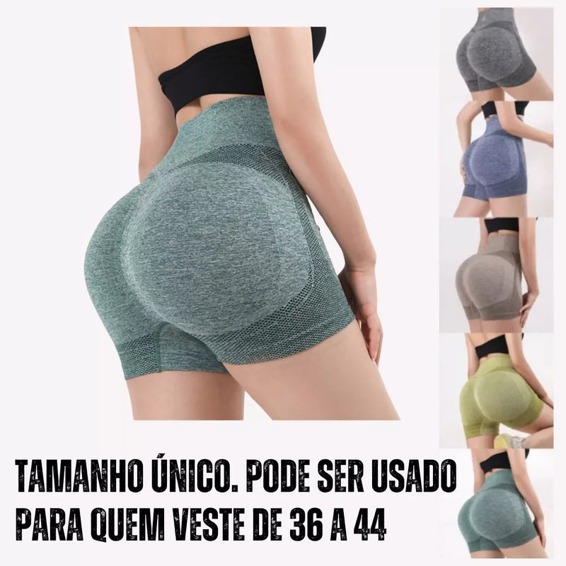 Short Feminino Empina Bumbum Fitness