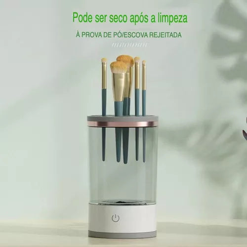 Limpador de Pinceis de Maquiagem Secador Automático USB