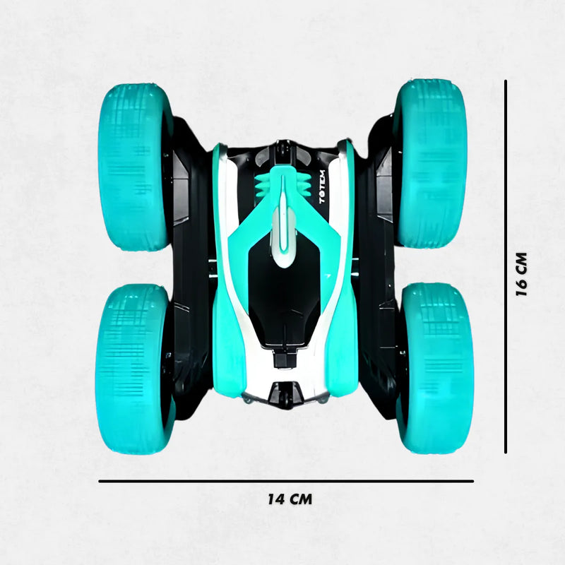 Carro Elétrico Acrobático com Controle Remoto 4x4 Com Led