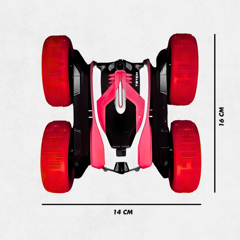 Carro Elétrico Acrobático com Controle Remoto 4x4 Com Led