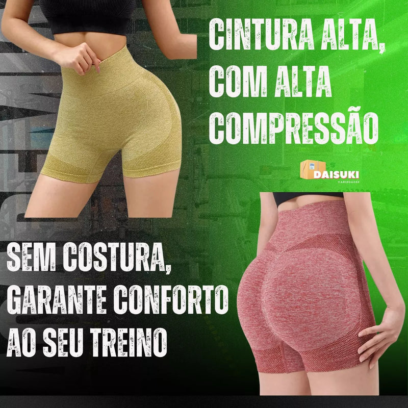 Short Feminino Empina Bumbum Fitness