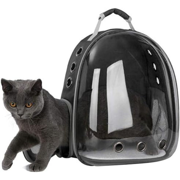 Mochila Pet Para Transporte de Cães E Gatos (COR PRETA)