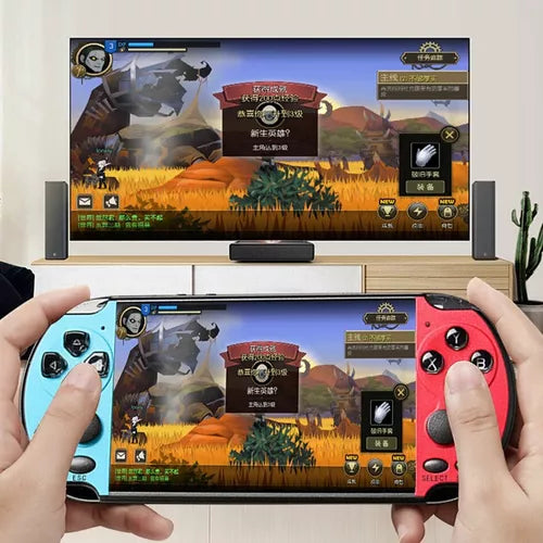 X7 Plus Console De Jogos Portátil + de 1.000 jogos + Fone