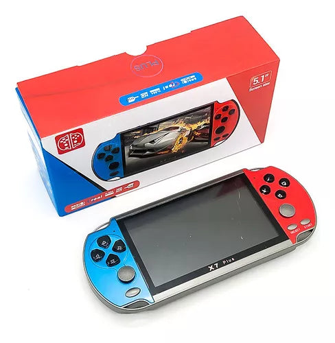 X7 Plus Console De Jogos Portátil + de 1.000 jogos + Fone